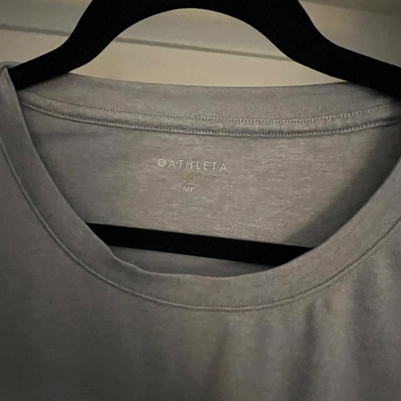 Athleta Light Grey base layer | Size Petite Med - Picture 3 of 4